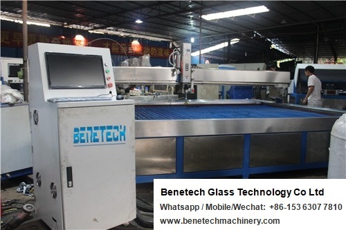 Glass waterjet cutter